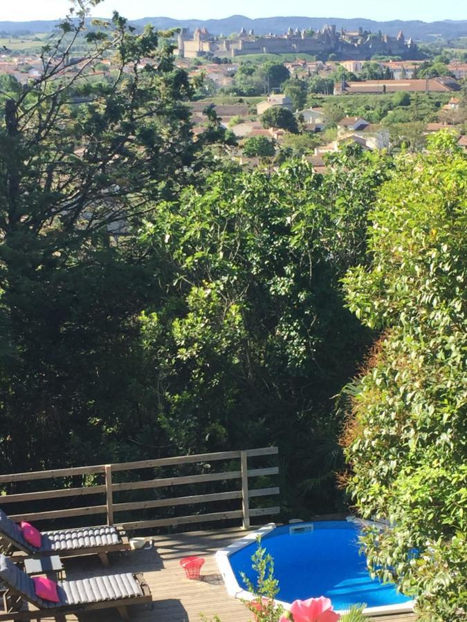 Chambre D'Hote Vue Imprenable Sur Cite - Villa Rose Carcassonne Zewnętrze zdjęcie